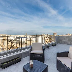 Terrace View -stylish Two Bedrooms Fully Air-conditioned Penthouse Msida